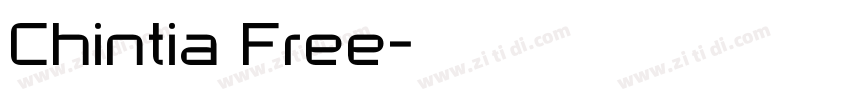 Chintia Free字体转换